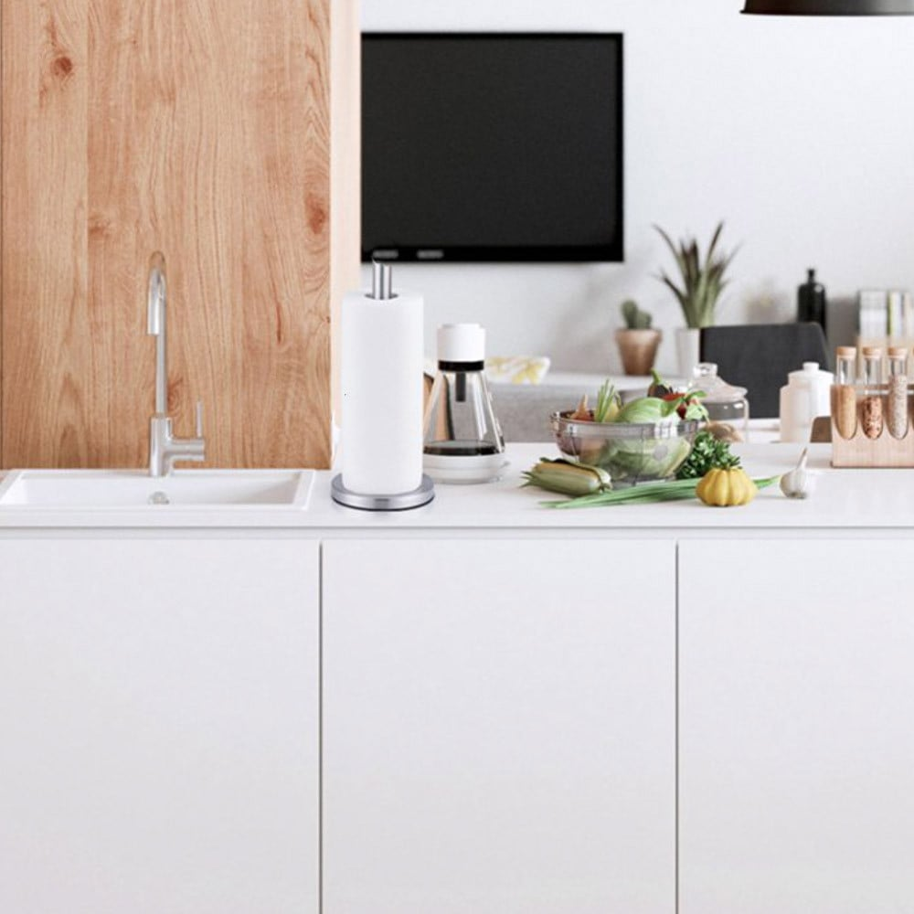 Suport Prosop De Hartie, Otel Inoxidabil, 15.8x15.8x33.8cm - imagine 7