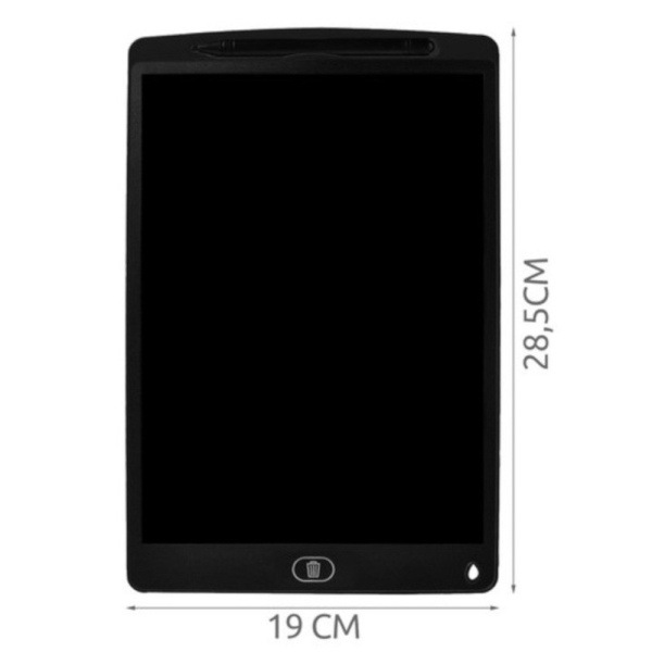 Tableta LCD de Desen si Scris 7 <b>Tableta de desenat</b> și scris <b>12 inch</b> cu tehnologie <b>LCD anti-radiații</b>, complet <b>reutilizabilă</b>. Spațiu generos pentru creație, dispune de funcție de <b>blocare</b> și <b>buton de șters</b>. Perfectă ca <b>jucărie educativă</b> și instrument de notițe. Carcasă <b>ABS rezistentă</b>.