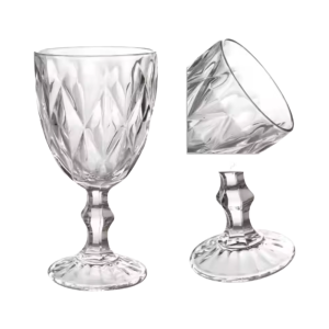 Set 6 Pahare Vintage MADGENIX 60 ml Sticla cu Picior pentru Lichior, Aperitive, Shoturi