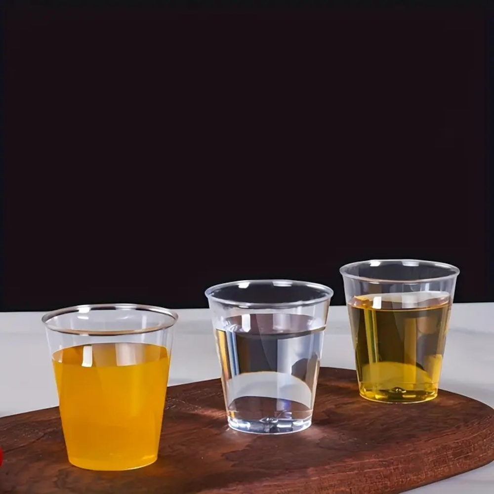 Set 20 Pahare Plastic Transparent Gradate MADGENIX 40ml Ideale pentru Bucatarie si Cofetarie - imagine 5