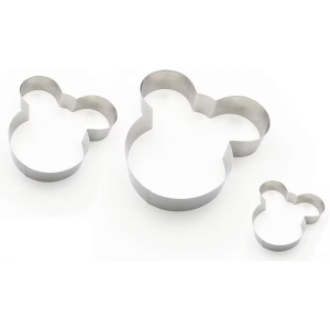 Set 3 forme pentru prajituri si torturi, model Mickey Mouse