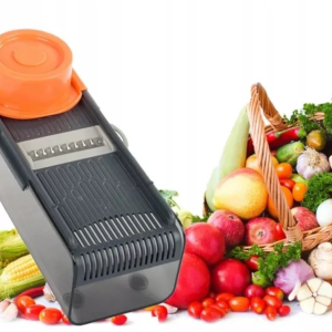 Set Razatoare Multifuncționala MADGENIX 4 Lame Interschimbabile, Recipient 27×10.5×9.5 cm, Ideal pentru Bucatarie