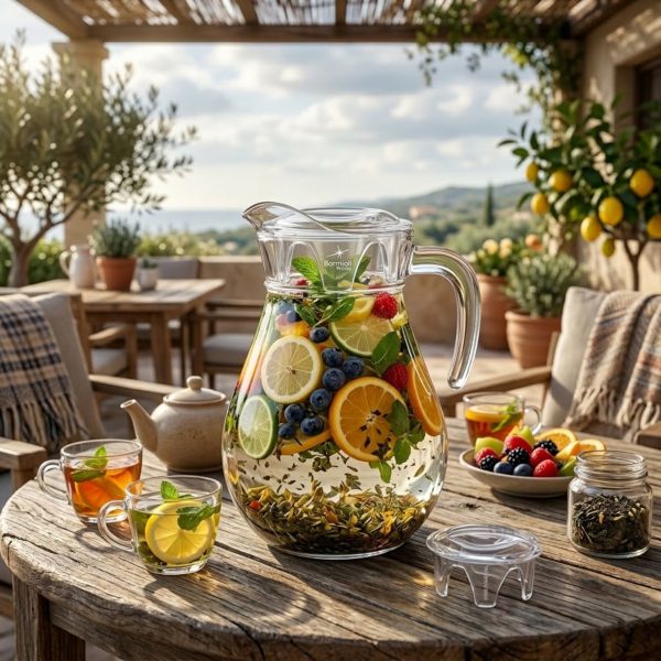 Carafa cu Capac pentru Servire Bauturi