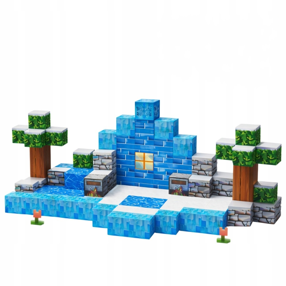 Constructie tip Minecraft lemn