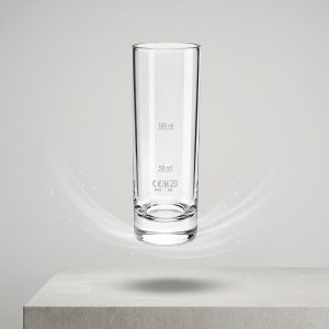 Pahar gradat transparent din sticla 50 ml si 100 ml ideal pentru dozare lichide si shoturi